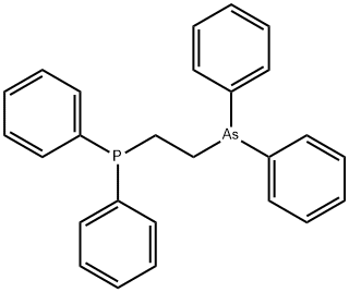 [2-(diphenylarsino)ethyl]diphenylphosphine Structural