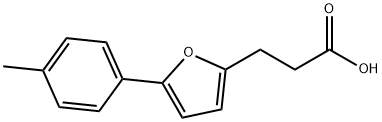 3-(5-P-TOLYL-FURAN-2-YL)-PROPIONIC ACID Structural