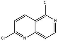 1,6-NAPHTHYRIDINE, 2,5-DICHLORO- Structural