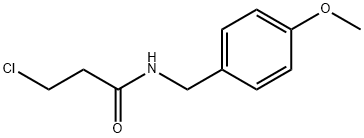 3-CHLORO-N-(4-METHOXY-BENZYL)-PROPIONAMIDE Structural