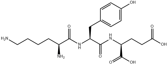 H-LYS-TYR-GLU-OH Structural