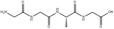 H-GLY-GLY-ALA-GLY-OH Structural