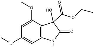 ETHYL 3-HYDROXY-4,6-DIMETHOXY-2-OXOINDOLINE-3-CARBOXYLATE Structural