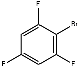 1-Bromo-2,4,6-trifluorobenzene Structural