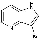 3-bromo-1H-pyrrolo[3,2-b]pyridine Structural