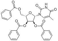 5-METHYL-1-(2'', 3'', 5''-TRI-O-BENZOYL-β-L-RIBOFURANOSYL)URACIL