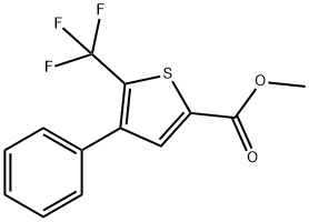 METHYL 4-PHENYL-5-(TRIFLUOROMETHYL)THIOPHENE-2-CARBOXYLATE Structural