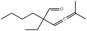 2-BUTYL-2-ETHYL-5-METHYL-3,4-HEXADIENAL Structural