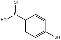 4-Mercaptophenylboronic acid Structural