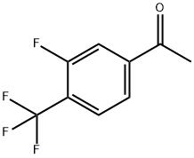 3'-FLUORO-4'-(TRIFLUOROMETHYL)ACETOPHENONE Structural