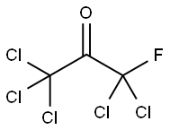 FLUOROPENTACHLOROACETONE Structural