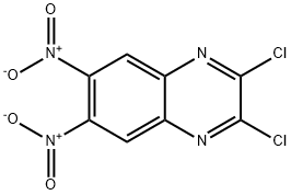 2,3-DICHLORO-6,7-DINITROQUINOXALINE Structural