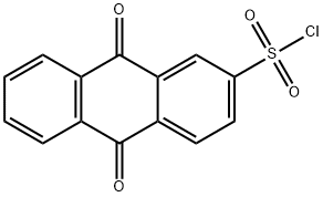 9,10-DIOXO-9,10-DIHYDROANTHRACENE-2-SULFONYL CHLORIDE Structural