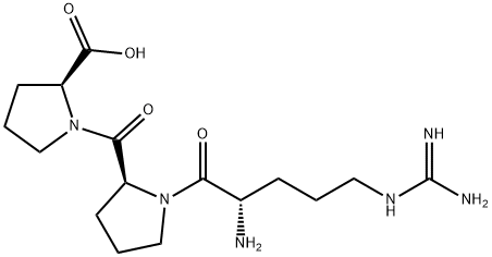 H-ARG-PRO-PRO-OH SULFATE SALT Structural