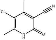 5-CHLORO-2-HYDROXY-4,6-DIMETHYLNICOTINONITRILE Structural