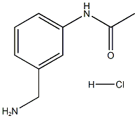 N-[3-(AMINOMETHYL)PHENYL]ACETAMIDEHYDROCHLORIDE
 Structural