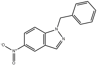 1-BENZYL-5-NITRO-1H-INDAZOLE Structural