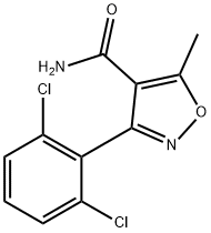 3-(2,6-DICHLOROPHENYL)-5-METHYLISOXAZOLE-4-CARBOXAMIDE Structural