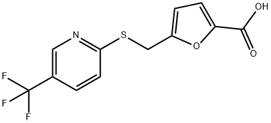 2-(5-CARBOXYFURFURYLTHIO)-5-(TRIFLUOROMETHYL)PYRIDINE Structural