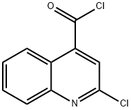 2-Chloroquinoline-4-carbonyl chloride Structural