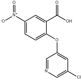 2-[(5-CHLORO-3-PYRIDYL)OXY]-5-NITROBENZOIC ACID