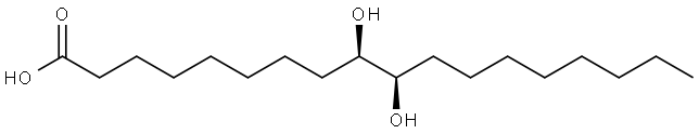 threo-9,10-Dihydroxystearic acid Structural