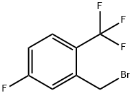 5-FLUORO-2-(TRIFLUOROMETHYL)BENZYL BROMIDE Structural