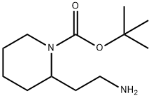 2-(AMINOETHYL)-1-N-BOC-PIPERIDINE Structural