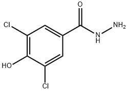 3,5-DICHLORO-4-HYDROXYBENZOHYDRAZIDE Structural