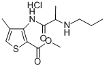 Articaine hydrochloride Structural