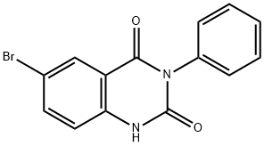 6-bromo-3-phenyl-2,4(1H,3H)-quinazolinedione Structural