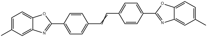 4,4'-Bis(5-methyl-2-benzoxazolyl)stilbene Structural