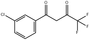 1-(3-CHLOROPHENYL)-4,4,4-TRIFLUOROBUTANE-1,3-DIONE Structural