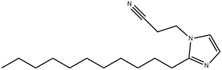 1-(2-CYANOETHYL)-2-UNDECYLIMIDAZOLE Structural