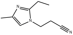 2-Ethyl-4-methyl-1H-imidazole-1-propanenitrile Structural