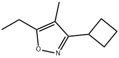 Isoxazole, 3-cyclobutyl-5-ethyl-4-methyl- (8CI) Structural