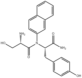 SER-TYR BETA-NAPHTHYLAMIDE Structural