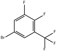 5-BROMO-1,2-DIFLUORO-3-TRIFLUOROMETHYL-BENZENE Structural