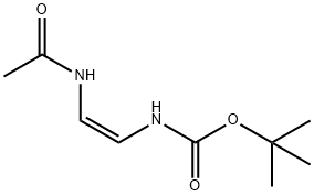 Carbamic acid, [(1Z)-2-(acetylamino)ethenyl]-, 1,1-dimethylethyl ester (9CI) Structural
