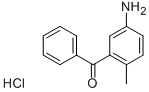 (5-AMINO-2-METHYL-PHENYL)-PHENYL-METHANONE HYDROCHLORIDE Structural