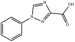 1-Phenyl-1H-[1,	2,	4]triazole-3-carboxylic	acid Structural