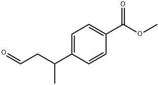 Benzoic acid, 4-(1-methyl-3-oxopropyl)-, methyl ester (9CI) Structural