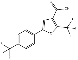 2-(TRIFLUOROMETHYL)-5-[4-(TRIFLUOROMETHYL)PHENYL]-3-FUROIC ACID