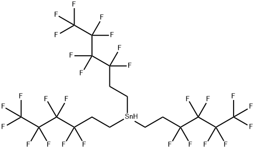 TRIS(1H,1H,2H,2H-PERFLUOROHEXYL)TIN HYDRIDE Structural