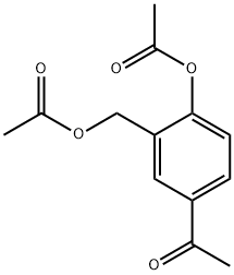 4-Acetoxy-3-acetoxymethylacetophenone  Structural