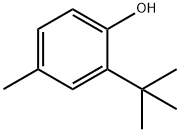 2-tert-Butyl-4-methylphenol Structural Picture