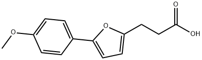 3-[5-(4-METHOXY-PHENYL)-FURAN-2-YL]-PROPIONIC ACID Structural