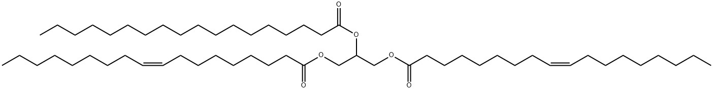 1,3-dioleoyl-2-stearoylglycerol Structural