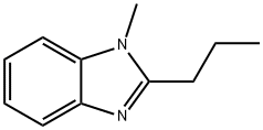 1H-Benzimidazole,1-methyl-2-propyl-(9CI) Structural