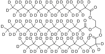 GLYCERYL TRI(HEXADECANOATE-D31) Structural